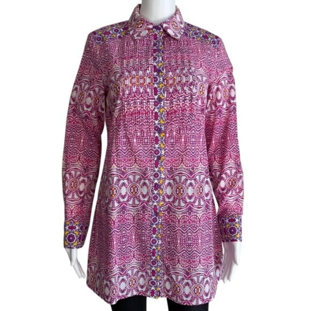 Indikka Button Front Tunic Top – Size S